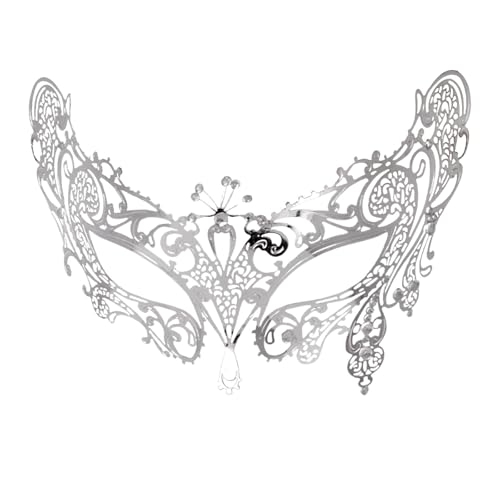 Bkazwe Venezianische Masken für Frauen venezianische Retro-Maske Gesichtsmaske Maskenball Masken Kostüm Masquerade Mask für Karneval Cosplay Kostüm für Karneval Abendkleid von Bkazwe