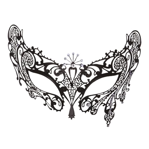 Bkazwe Venezianische Masken für Frauen venezianische Retro-Maske Gesichtsmaske Maskenball Masken Kostüm Masquerade Mask für Karneval Cosplay Kostüm für Karneval Abendkleid von Bkazwe