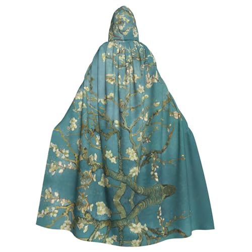 Bkdogkt Umhang mit Mandelblüten und Kapuze, für Halloween, Karneval, Cosplay und Motto-Partys Bkdogkt Umhang mit Mandelblüten und Kapuze, für Halloween, Karneval, Cosplay und Motto-Partys von Bkdogkt