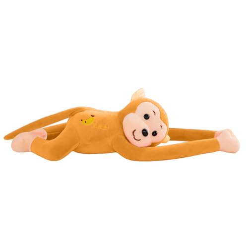 Bkljkf 45cm Plüschtier Gibbon, Hängende AFFE, AFFE Kuscheltier Plüschtier Stofftier Spielzeug, Langem Arm AFFE Niedliche Plüschtier Hängende Stofftier Gefüllte Puppe, Simulation AFFE Plushie von Bkljkf