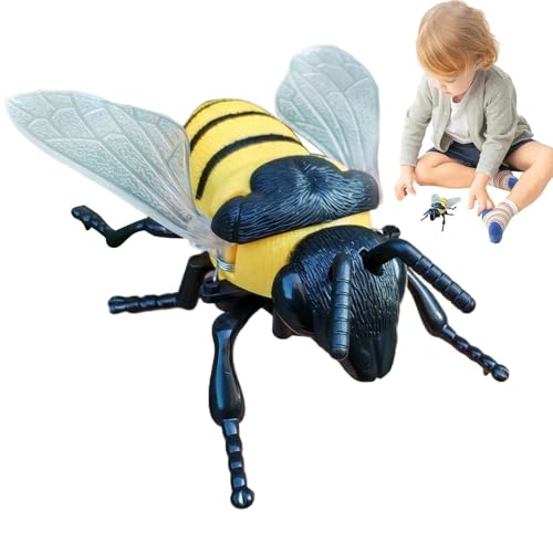 Bkljkf Bienenspielzeug, Honigbienenspielzeug,Uhrwerk-Honigbienen-Figuren | Realistische Honigbienenfigur, Modellfigur, Lernspielzeug für, Mädchen und Kinder im Alter von 3–5 Jahren von Bkljkf