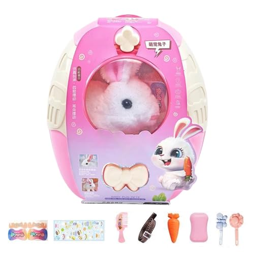 Bkljkf Electric Bunny Toy, Bunny Toy | Koffer Walk Bunny Toy - Plüsch Rabbit Interactive Electronic Walk Pet Doll mit Klängen für Geburtstag von Bkljkf