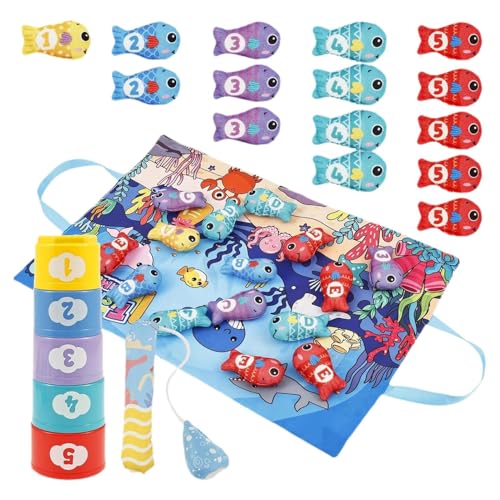 Bkljkf Farbensortierspiel | Kinder Stoffspielzeug Zum Farben Und Zahlen Lernen | Angelspiel Klassifikationsaktivität | Für 0-36 Monate Mädchen Kleinkinder Bkljkf Farbensortierspiel | Kinder Stoffspielzeug Zum Farben Und Zahlen Lernen | Angelspiel Klassifikationsaktivität | Für 0-36 Monate Mädchen Kleinkinder von Bkljkf