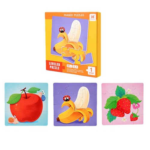 Bkljkf Magnetische Puzzles für Kinder, Magnetisches Puzzlebuch - Reise-Magnetpuzzles Auto-Tier-Puzzle | Vorschul-Magnetbücher, Obst-Lernspielzeug für Kinder und Kleinkinder von Bkljkf