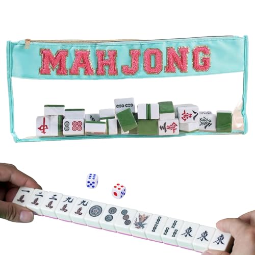 Bkljkf Mahjong Aufbewahrungstasche | Wasserdichter Großes Steinehalter,Klarer Schutzorganizer für Reisen täglichen Gebrauch Wettbewerb Outdoor Party Jugendliche Picknick Spieleabend Bkljkf Mahjong Aufbewahrungstasche | Wasserdichter Großes Steinehalter,Klarer Schutzorganizer für Reisen täglichen Gebrauch Wettbewerb Outdoor Party Jugendliche Picknick Spieleabend von Bkljkf