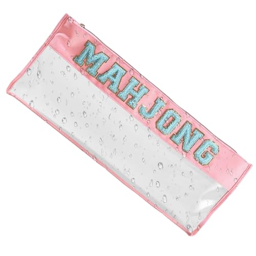 Bkljkf Mahjong-Steinetui,Große Mahjong Zubehörbeutel mit Reißverschluss - Schützende Organizer Hülle Für Camping Picknick Outdoor Freizeit Bkljkf Mahjong-Steinetui,Große Mahjong Zubehörbeutel mit Reißverschluss - Schützende Organizer Hülle Für Camping Picknick Outdoor Freizeit von Bkljkf