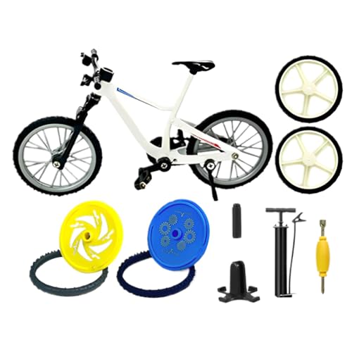 Bkljkf Miniatur -Zappelzyklusspielzeug, Finger BMX -Spielzeug, Legierung Bergzyklusmodell Spielzeug, Miniatur -Schreibtisch Outdoor Sportverzier für Bücherregal, Fensterbank, Bett von Bkljkf