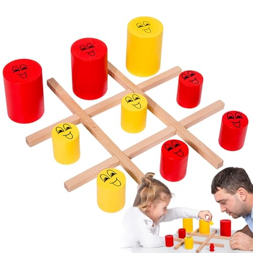 Bkljkf Puzzle Schachspiel, Schachspiel für Kinderanfänger - Wood Classic Brain Improvement Rätsel | Bildung Big Eats kleines Schachspielzeug für Kinder 4-8 Jahre alt von Bkljkf