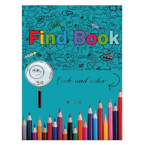 Bkljkf Suchen Und Ausmalen Buch, Malvorlagen Mit Cartoon-Figuren Für Kinder, Unterhaltsames Interaktives Farbaktivität Spielzeug Für Und Mädchen Für Urlaub Ferien Bibliothek Reisen Bkljkf Suchen Und Ausmalen Buch, Malvorlagen Mit Cartoon-Figuren Für Kinder, Unterhaltsames Interaktives Farbaktivität Spielzeug Für Und Mädchen Für Urlaub Ferien Bibliothek Reisen von Bkljkf