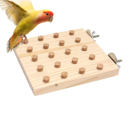 Bkljkf kauspielzeug, Spielzeug für große Vögel | Wear-resistente Sittiche-Trainingsspiele -Puzzlespielzeug - Robustes Vogelspielplatz Tieraktivitätsspiel für Simporien mit Sittiche von Bkljkf