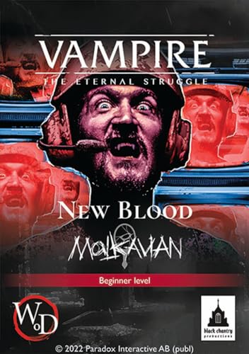 Black Chantry Productions Vampire The Eternal Struggle New Blood Malkavian | Card Game von Black Chantry Productions