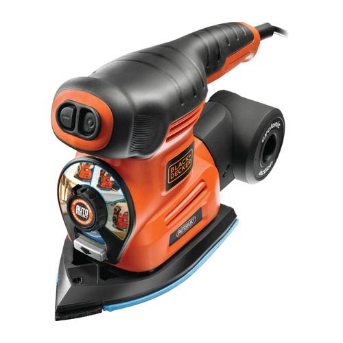 Black & Decker KA280 KA280-QS Multischleifer 220W 100 x 165 mm, Ø 125mm von Black & Decker