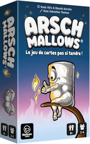 Blackrock Games Arschmallows Kartenspiel, französische Version – Gesellschaftsspiel zum Spielen mit Familie oder Freunden ab 8 Jahren, 2 bis 6 Spieler, Gesellschaft, lustig, Nachdenken und Taktik Blackrock Games Arschmallows Kartenspiel, französische Version – Gesellschaftsspiel zum Spielen mit Familie oder Freunden ab 8 Jahren, 2 bis 6 Spieler, Gesellschaft, lustig, Nachdenken und Taktik von Blackrock Games