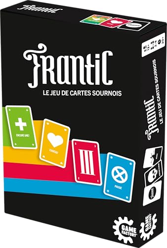Blackrock Games Frantic Kartenspiel, lustiges und hinterhältiges Kartenspiel, Game Factory, für 2 bis 8 Spieler, ab 12 Jahren, schnelles und chaotisches Stimmungsspiel mit Eventkarten Blackrock Games Frantic Kartenspiel, lustiges und hinterhältiges Kartenspiel, Game Factory, für 2 bis 8 Spieler, ab 12 Jahren, schnelles und chaotisches Stimmungsspiel mit Eventkarten von Blackrock Games