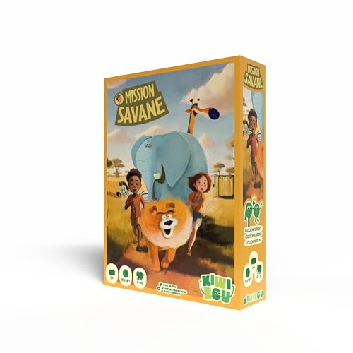 Blackrock Games Mission Savane – kooperatives Gesellschaftsspiel – Spiel für Kinder ab 5 Jahren – 1 bis 4 Spieler – Strategie, Reflexion – schnelle Spiele – einfache Regeln – ideal in der Familie Blackrock Games Mission Savane – kooperatives Gesellschaftsspiel – Spiel für Kinder ab 5 Jahren – 1 bis 4 Spieler – Strategie, Reflexion – schnelle Spiele – einfache Regeln – ideal in der Familie von Blackrock Games