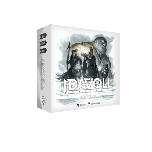 Blackrock Games NIDAVELLIR Erweiterung IDAVOLL – Französische Version – Strategiespiel und Denkspiel – erfordert das Basisspiel – Grrre Games von Blackrock Games