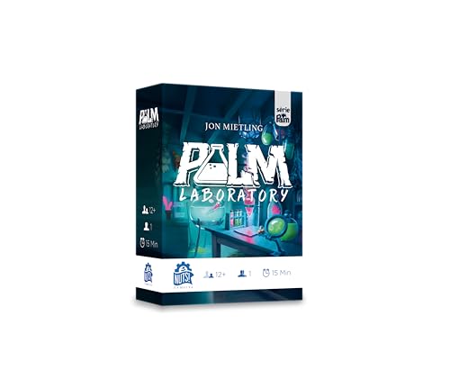 Blackrock Games Palm Laboratory – Gesellschaftsspiel für 1 Spieler – Spiel ab 12 Jahren – Solo-Spiel – Reisespiel – einfach und schnell – Karten, Schwarz von Blackrock Games