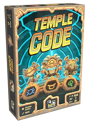 Blackrock Games Temple Code – Abzugsspiel – für 1 bis 4 Spieler – taktisch und schnell – französische Version – ab 8 Jahren zugänglich – Bankiiiz Edition von Blackrock Games