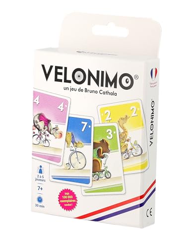 Blackrock Games Velonimo Pocket-Kartenspiel, Taschenformat, 7 Jahre und älter, 2 bis 5 Spieler, Bluff-Spiel, Kombinationsspiel, Familienspiel, Studio Stratosphères von Blackrock Games