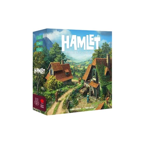 Blackrock Games - Hamlet – GRRRE Games – Spiel zum Platzieren von Fliesen und Arbeitern – Ressourcenmanagement ab 10 Jahren (1-4 Spieler, ab 10 Jahren) von Blackrock Games