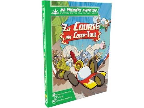 MA 1. Abenteuer: La Course des Casse-Tout – Spielbuch für Kinder ab 4 Jahren – Buch, von denen Sie der kleine Held sind – Ihre Wahl Ihr Abenteuer – Lange Version – Gameflow Blackrock games von Blackrock Games