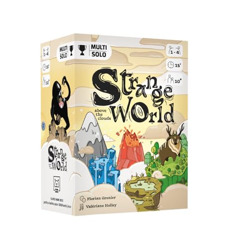 Blackrock Games Strange World Above The Clouds – Taktisches Kartenspiel – Strategie und Reflexion – 1 bis 4 Spieler – ab 10 Jahren – Taschenformat – EIN Spiel in einem kleinen Format – Grrre Games von Blackrock Games