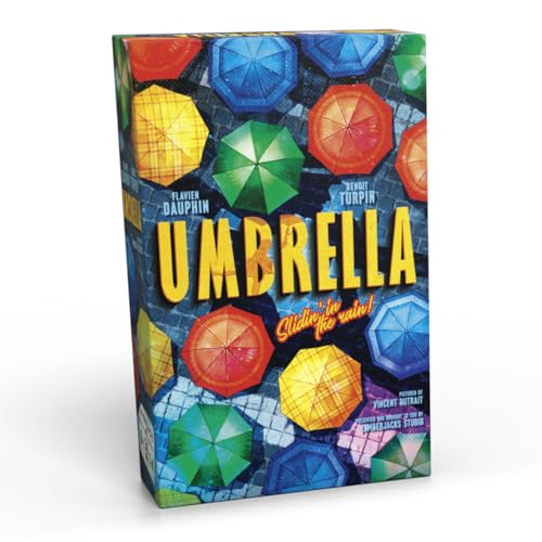 Umbrella – Gesellschaftsspiel – Logik, Denken und Strategie – ab 8 Jahren – ideal mit Familie oder Freunden – 1 bis 4 Spieler – Brettspiel – Spielsteine aus Holz – Lumberjack Studio Blackrock Games von Blackrock Games