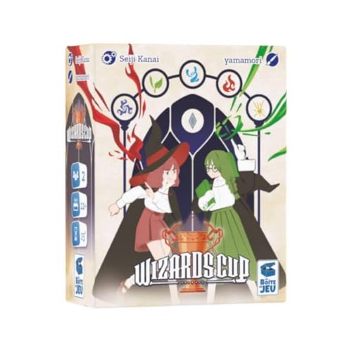 Wizards Cup – Strategisches Gesellschaftsspiel für 2 Spieler – Kartenspiel – taktisches Duell – ab 12 Jahren – Reflexion – Taschenformat – Die Spielbox Blackrock Games Wizards Cup – Strategisches Gesellschaftsspiel für 2 Spieler – Kartenspiel – taktisches Duell – ab 12 Jahren – Reflexion – Taschenformat – Die Spielbox Blackrock Games von Blackrock Games