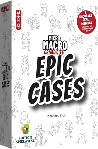 Blackrock Epic Cases Micro Makro – Ermittlungsspiel – 3 XXL-Ermittlungen für Micro Makro – erfordert alle 4 Mikro-Makro-Spiele Französische Version Games von Blackrock