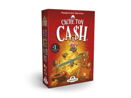 Cache Ton Cash – Gesellschaftsspiel – 7 Jahre und älter – 2 bis 6 Spieler – Spiel mit Freunden – in der Familie – lustiges Gesellschaftsspiel – schnell – einfach – Taktisch – Bluff-Spiel Blackrock von Blackrock Games