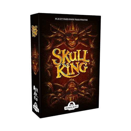 Blackrock Games - Skull King – Faltspiel – Kartenspiel für echte Piraten – 2 bis 8 Spieler – Taktische Reflexion, Strategic und Paris – Französische Version – 8 Jahre und älter von Blackrock Games