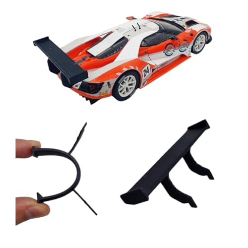 Blackslot Flexibler Spoiler, Carrera Zubehör für 124 Ford GT Race Car, Carrera Bahn Zubehör, Tuning Kleinteil Ersatzteil Blackslot Flexibler Spoiler, Carrera Zubehör für 124 Ford GT Race Car, Carrera Bahn Zubehör, Tuning Kleinteil Ersatzteil von Blackslot