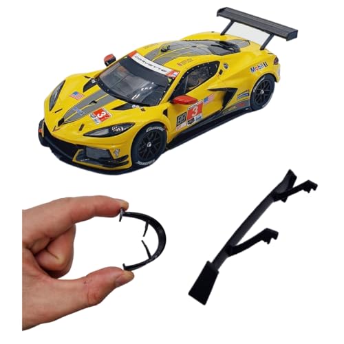 Blackslot Flexibler Spoiler, Carrera Zubehör für 124 Chevrolet Corvette C8.R, Carrera Bahn Zubehör, Tuning Kleinteil Ersatzteil Blackslot Flexibler Spoiler, Carrera Zubehör für 124 Chevrolet Corvette C8.R, Carrera Bahn Zubehör, Tuning Kleinteil Ersatzteil von Blackslot