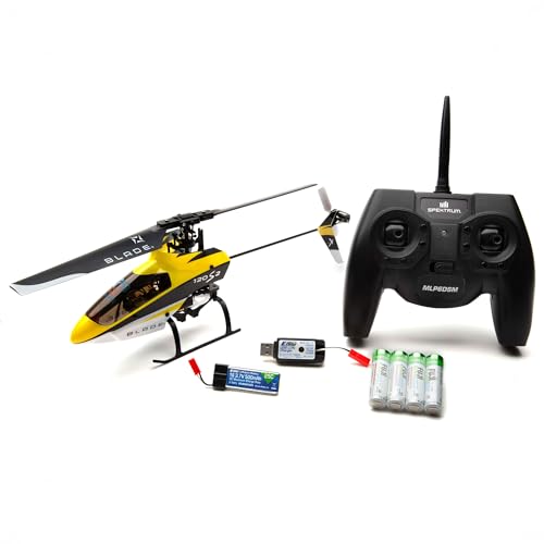 Blade 120 S2 RTF, Ferngesteuerter Hubschrauber, mit Safe Mode, RC Helicopter, Einsteiger, Indoor Heli, ab 14 Jahren, inkl. Akku & Fernsteuerung, BLH11000 von Blade