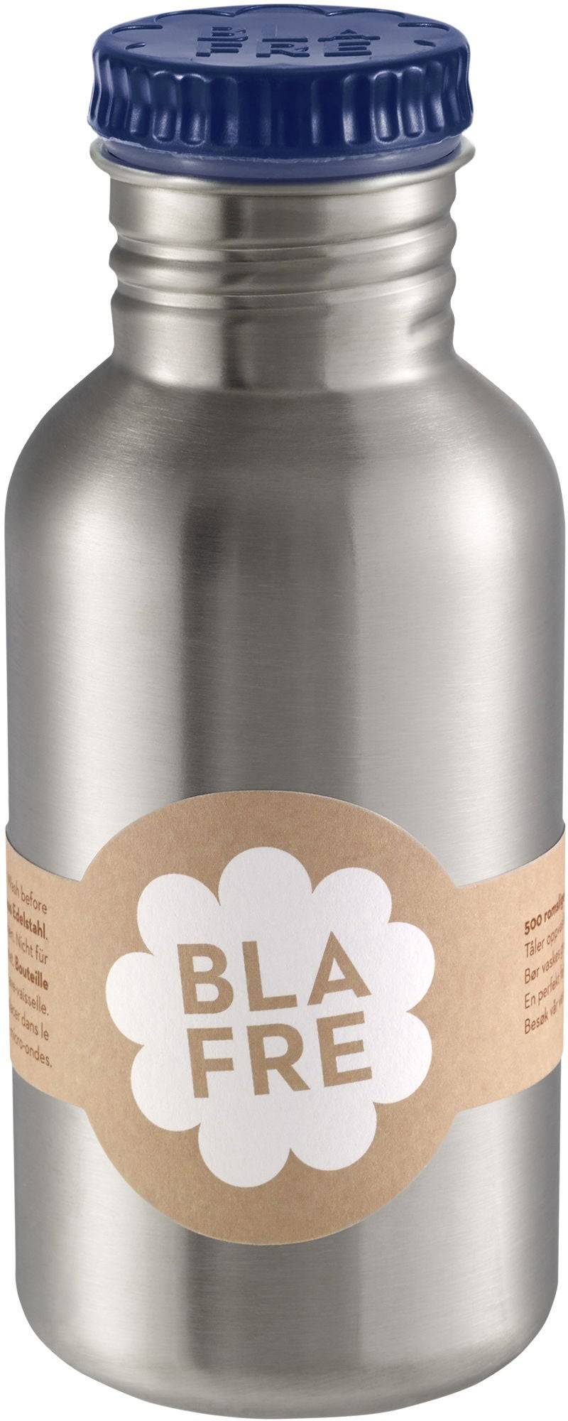 Blafre Edelstahl Flasche 500 ml, Navy von Blafre