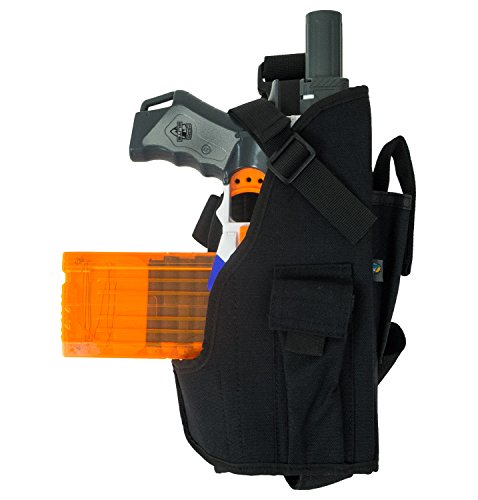 Blasterparts Multi Holster MX (Links) - Passend Für Nerf Blaster Wie Strongarm (Schwarz) von Blasterparts