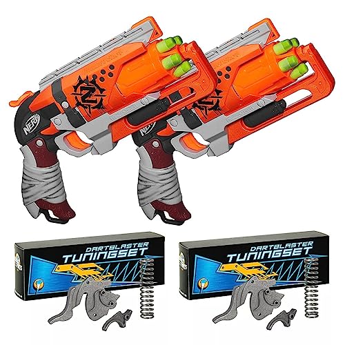 Blasterparts - Tuning-Gunmetal-Pack kompatibel für NERF - Zombie Strike Hammershot (2er Pack) - Power-Modding von Blasterparts