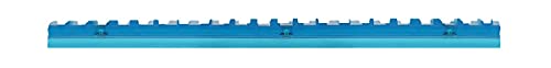 Worker - Picantinny Rail Adapter für Nerf Tactical Rail mit Einschweißmuttern 22cm - Blau-Transparent - Dartblaster Modding - Blaster-Tuning & Zubehör von Blasterparts