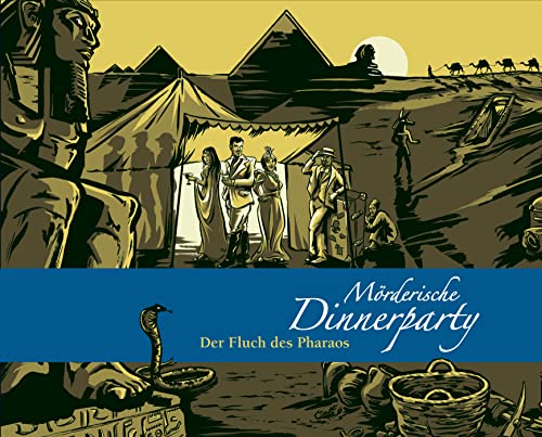 Mörderische Dinnerparty – Der Fluch des Pharaos - Krimidinner für zuhause für 6 bis 8 Personen/ spannendes Krimi Dinner Spiel/ Krimispiel für Erwachsene, Keine von Blaubart