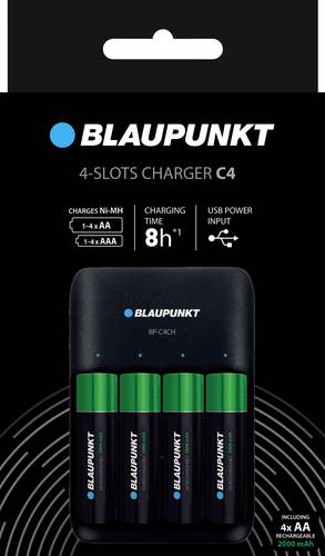 Blaupunkt Rundzellen-Ladegerät von Blaupunkt