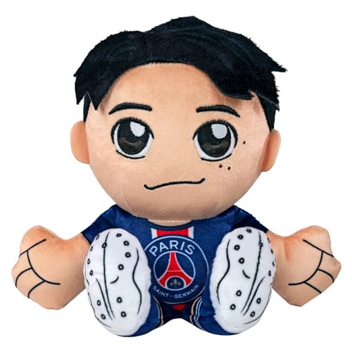 Bleacher Creatures PSG Lee Kang-in 20,3 cm Kuricha Plüsch – weicher Chibi inspirierter Fußball-Superstar von Bleacher Creatures