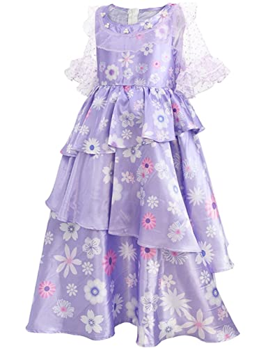 Bleoavre Isabela Kleid Cosplay Kostüm Prinzessin Kleid Halloween Outfits für Frauen (XXL, Violett) von Bleoavre