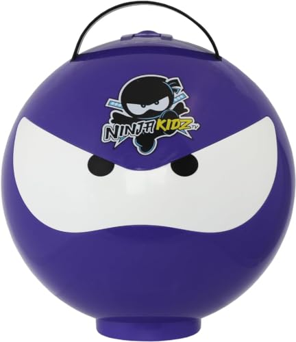 Blip Toys 61104 GiantNinja Ball Offizieller Kidz TV Merchandise Enthält 5 Mystery Ninja Figuren und Zubehör, Mehrfarbig, M von Blip Toys