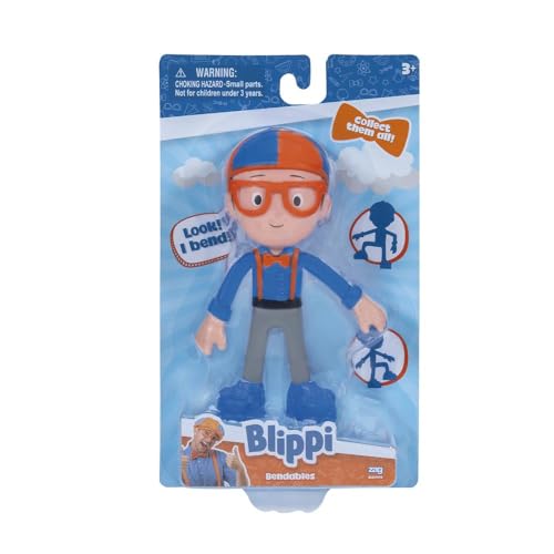 Blippi Bendables Explorer Safari-Hut-Figur, 12,7 cm, Weiß von Blippi