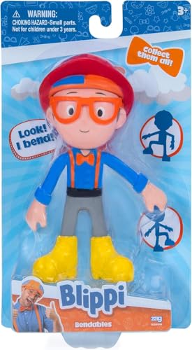 Blippi Biegbare 13 cm große Spielfiguren – Feuerwehrmann Blippi Biegbare 13 cm große Spielfiguren – Feuerwehrmann von Blippi