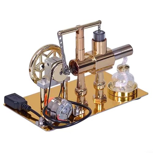 BlissfulAbode Heißluftmotorgenerator-Modell – Pädagogisches Physik-Set & mechanisches Demonstrationswerkzeug von BlissfulAbode