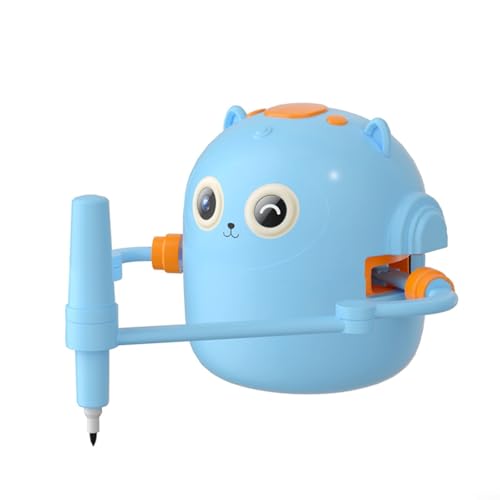 BlissfulAbode Interaktiver Sprachzeichen-Roboter für Kinder mit Sprachinteraktion, 100 pädagogische Wortkarten für Kinder, Lernen und Kreativität (Blau) von BlissfulAbode