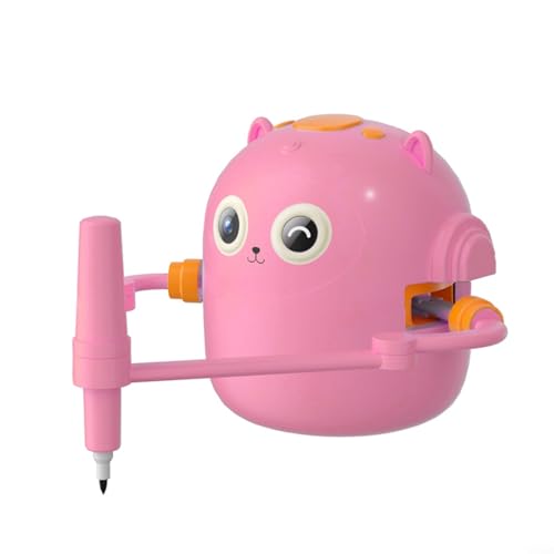 BlissfulAbode Interaktiver Sprachzeichen-Roboter für Kinder mit Sprachinteraktion, 100 pädagogische Wortkarten für Kinder, Lernen und Kreativität (Rosa) von BlissfulAbode