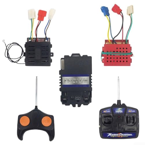 BlissfulAbode Verbessern Sie den Spaß und die Leistung von Elektroautos für Kinder mit 27 MHz Fernbedienungsempfänger (12 V Empfänger und RC) von BlissfulAbode