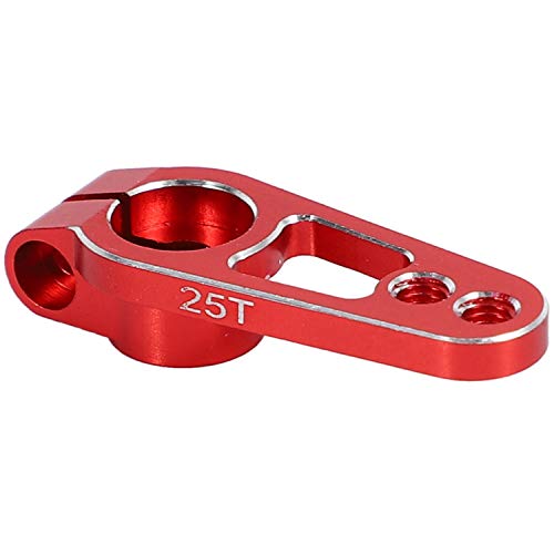 Blmirror 1 Stuecke Aluminium Legierung 25 T 31 Mm Lenkung Servo Horn für RC Auto Crawler Teile, Rot von Blmirror